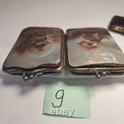 3 ETUIS à cigarettes en nacre (RARE PETIT) 19e siècle, Mother of Pearl, LOT 9