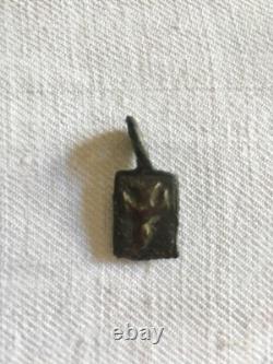 4 Pendants de harnais roman médiéval XIIe haute époque