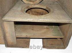 ANCIENNE CHAISE PERCEE COEUR ART POPULAIRE DES FLANDRES XIXe SIECLE