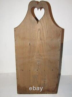 ANCIENNE CHAISE PERCEE COEUR ART POPULAIRE DES FLANDRES XIXe SIECLE