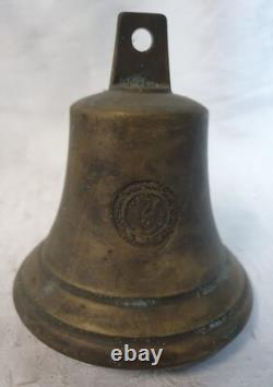 ANCIENNE CLOCHE DE COUVENT EN BRONZE EN TRÈS BON ÉTAT belles gravures