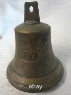 ANCIENNE CLOCHE DE COUVENT EN BRONZE EN TRÈS BON ÉTAT belles gravures