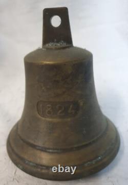 ANCIENNE CLOCHE DE COUVENT EN BRONZE EN TRÈS BON ÉTAT belles gravures