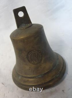 ANCIENNE CLOCHE DE COUVENT EN BRONZE EN TRÈS BON ÉTAT belles gravures