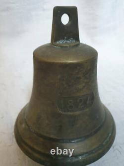 ANCIENNE CLOCHE DE COUVENT EN BRONZE EN TRÈS BON ÉTAT belles gravures