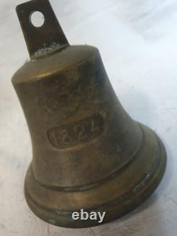 ANCIENNE CLOCHE DE COUVENT EN BRONZE EN TRÈS BON ÉTAT belles gravures