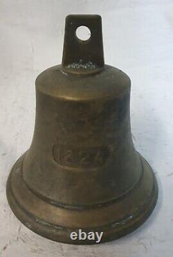 ANCIENNE CLOCHE DE COUVENT EN BRONZE EN TRÈS BON ÉTAT belles gravures