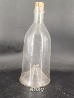 ART POPULAIRE JOLI ANCIEN PIÈGE À VAIRONS APPT POISSON VERRE SOUFFLÉ XVIIIème