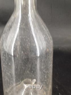 ART POPULAIRE JOLI ANCIEN PIÈGE À VAIRONS APPT POISSON VERRE SOUFFLÉ XVIIIème