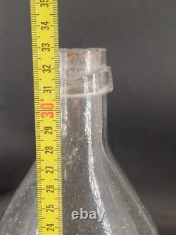 ART POPULAIRE JOLI ANCIEN PIÈGE À VAIRONS APPT POISSON VERRE SOUFFLÉ XVIIIème