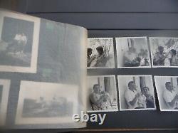Album photos années 1930/1950 nacre et bois laqué Chine