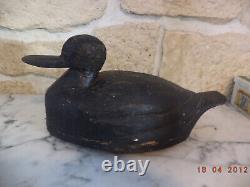Ancien Appelant/Appeau canard bois chasse, Objet Art-Populaire