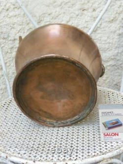 Ancien Arrosoir Cruche De Bain En Cuivre Xix°