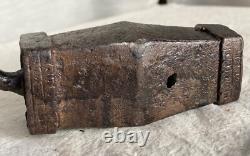 Ancien CADENAS TIBÉTAIN Fer Forgé XIXé (ou XVIIIé) Art Populaire