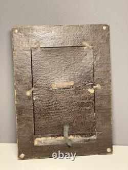 Ancien Cadre Métal Argenté époque INDOCHINE