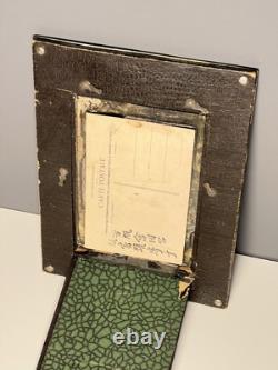 Ancien Cadre Métal Argenté époque INDOCHINE