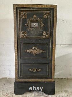 Ancien Coffre Fort Old Safe Cassaforte Tresor CHARF MARSEILLE