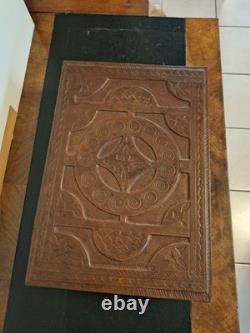 Ancien Coffret Cuir Repoussé MALI Années 30 Art Soudanais Touareg Mandingue