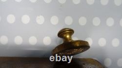 Ancien Coffret Necessaire A Cacheter En Cuir Avec Prenom Incruste XIX