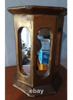 Ancien Coffret à Bijoux et huit miroirs Forme octogonale et ses trois tiroirs