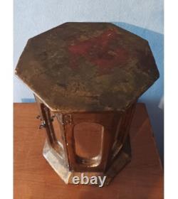 Ancien Coffret à Bijoux et huit miroirs Forme octogonale et ses trois tiroirs