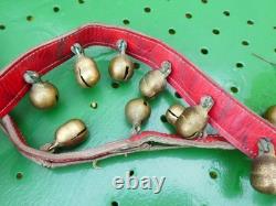 Ancien Collier de cheval 24 grelots d'attelage Provenance Tibet oriental