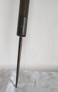 Ancien Compas Charpentier Bois Long 85 Cm