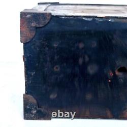 Ancien Petit Coffre Fort Dlg Fichet Bauche Old Iron Strongbox Safe Cassaforte