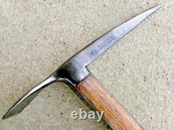 Ancien Piolet Manche Bois 89,5cm -claudius Simond N°2-outil Alpinisme Escalade