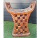 Ancien Tabouret Africain En Bois Sculpté Bénin