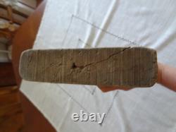 Ancien battoir de lavandière publicité savon Monier Eyguières art populaire