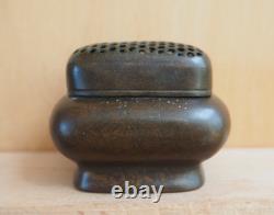 Ancien chauffe main bronze Chinois Antique Chinese Copper Hand Warmer