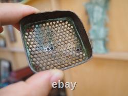 Ancien chauffe main bronze Chinois Antique Chinese Copper Hand Warmer