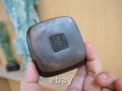 Ancien chauffe main bronze Chinois Antique Chinese Copper Hand Warmer