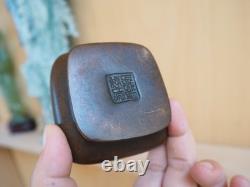 Ancien chauffe main bronze Chinois Antique Chinese Copper Hand Warmer