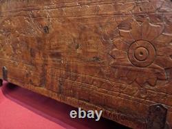 Ancien coffret de mariage art populaire XIX Inde Rajasthan curiosités déco