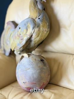 Ancien coq de clocher en zinc Pièce authentique marquée par l'Histoire