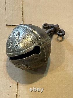Ancien grelot D'attelage En BRONZE, Cheval Chevaux, 9 1/2