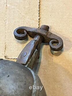Ancien grelot D'attelage En BRONZE, Cheval Chevaux, 9 1/2