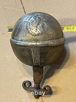 Ancien grelot D'attelage En BRONZE, Cheval Chevaux, 9 1/2