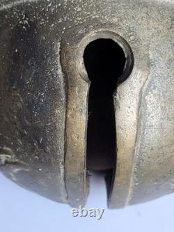 Ancien grelot d attelage Poste diligence N°9 cloche en bronze cheval Pégase 11cm