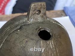 Ancien grelot d attelage Poste diligence N°9 cloche en bronze cheval Pégase 11cm