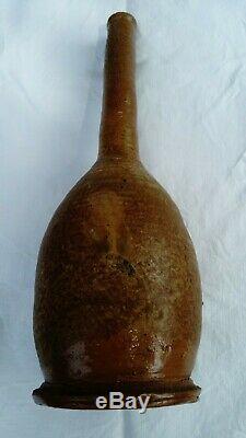 Ancien grès de puisaye céramique poterie art populaire XIXe biberon à veau