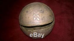 Ancien gros grelot poste cheval objet rare collection cloche sonnaille diligence