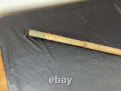 Ancienne CANNE DE MÉTIER ou AUTRE, A SYSTEME