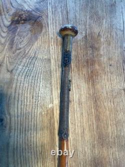 Ancienne Canne Makila 89 CM Baton De Marche Berger Pays Basque