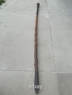 Ancienne Canne Makila 89 CM Baton De Marche Berger Pays Basque