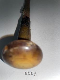 Ancienne Canne Makila 89 CM Baton De Marche Berger Pays Basque