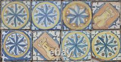 Ancienne Céramique dallage floreTiles fliesen azulejo olambrilla antigua