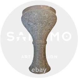 Ancienne Darbuka / Doumbek en métal gravé Travail syrien ou persan, fin XIXe